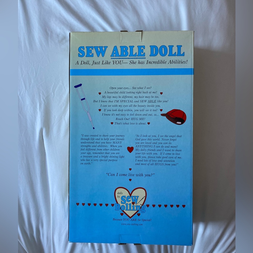 Dolls by Sew Able Doll. A Doll Just Like You She has incredible Abilities! - Picture 7 of 9